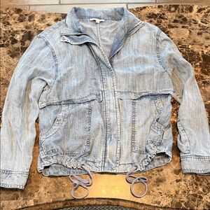 Skies Are Blue Light Wash Jean Jacket